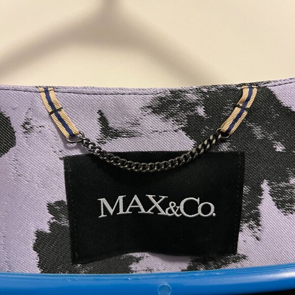 Max & Co Lilac Floral Overcoat - Picture 6 of 8